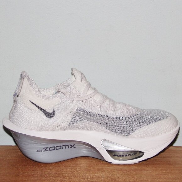 Nike Air Zoom AlphaFly Next% 3 Running Shoes Womens 7 8 Gridiron White - Picture 5 of 8